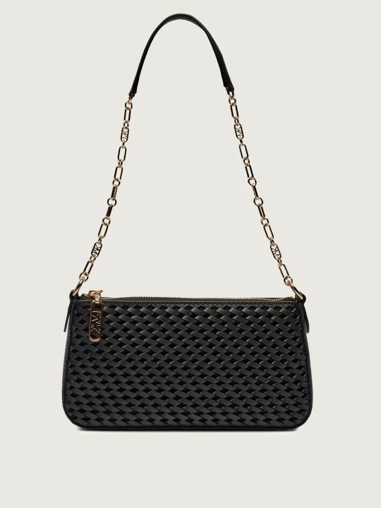 Zdjęcie produktu Michael Kors Skórzana torebka na ramię czarny