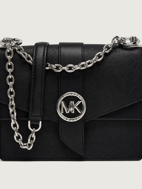 Zdjęcie produktu Michael Kors Skórzana torebka na ramię czarny