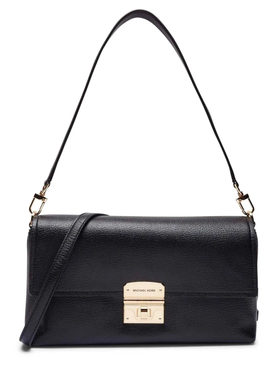 Zdjęcie produktu Michael Kors Skórzana torebka na ramię Addie czarny