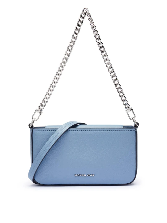 Zdjęcie produktu Michael Kors Skórzana torebka na ramię Bryant niebieski