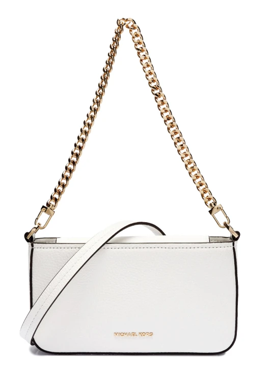 Zdjęcie produktu Michael Kors Skórzana torebka na ramię BRYANT biały