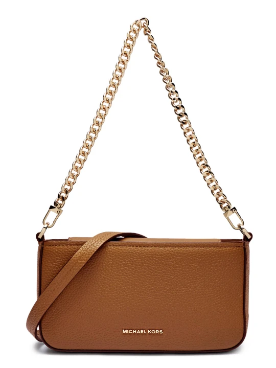 Zdjęcie produktu Michael Kors Skórzana torebka na ramię BRYANT brązowy