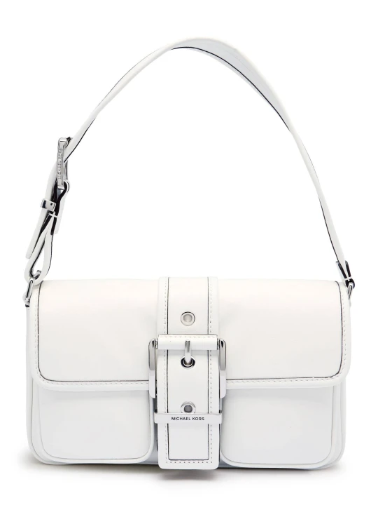 Zdjęcie produktu Michael Kors Skórzana torebka na ramię Colby biały