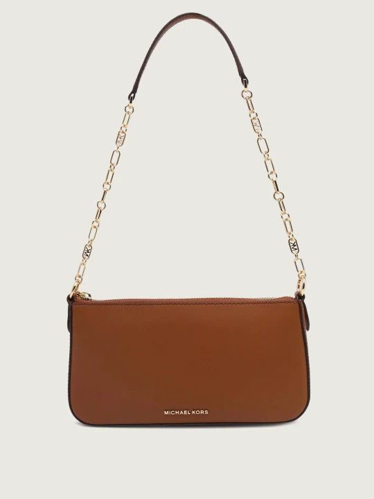 Zdjęcie produktu Michael Kors Skórzana torebka na ramię Empire brązowy