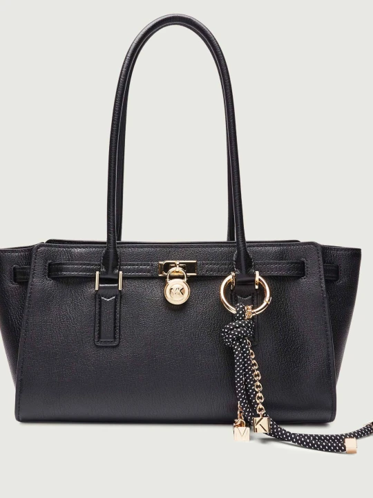 Zdjęcie produktu Michael Kors Skórzana torebka na ramię Hamilton Moderne czarny