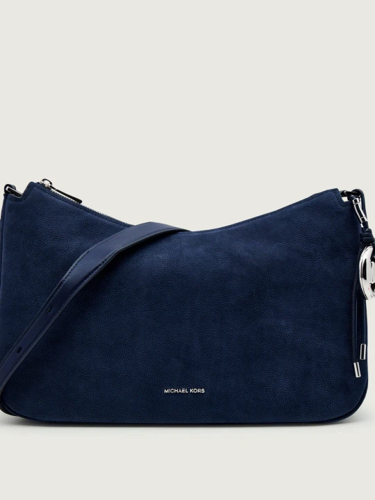 Zdjęcie produktu Michael Kors Skórzana torebka na ramię NOLITA granatowy