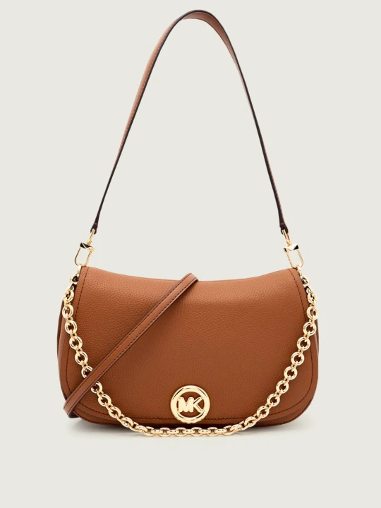 Zdjęcie produktu Michael Kors Skórzana torebka na ramię NOLITA brązowy