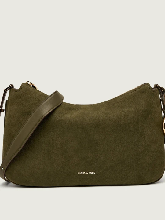 Zdjęcie produktu Michael Kors Skórzana torebka na ramię NOLITA zielony