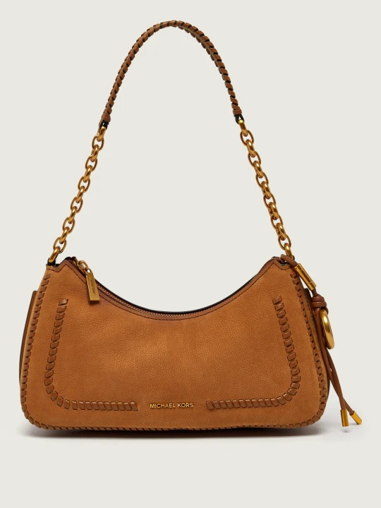 Zdjęcie produktu Michael Kors Skórzana torebka na ramię Nolita brązowy