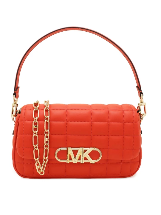 Zdjęcie produktu Michael Kors Skórzana torebka na ramię Parker koralowy