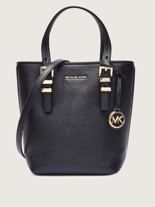Zdjęcie produktu Michael Kors Skórzana torebka na ramię Quinn czarny