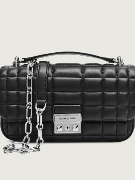 Zdjęcie produktu Michael Kors Skórzana torebka na ramię Tribecca czarny