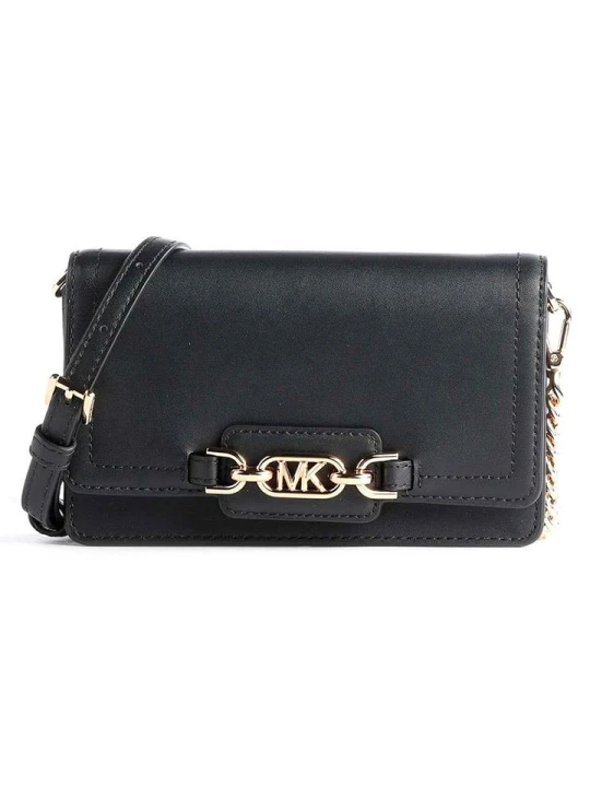 Zdjęcie produktu Michael Kors Skórzana torebka w kolorze czarnym - 18 x 11 x 4 cm rozmiar: onesize