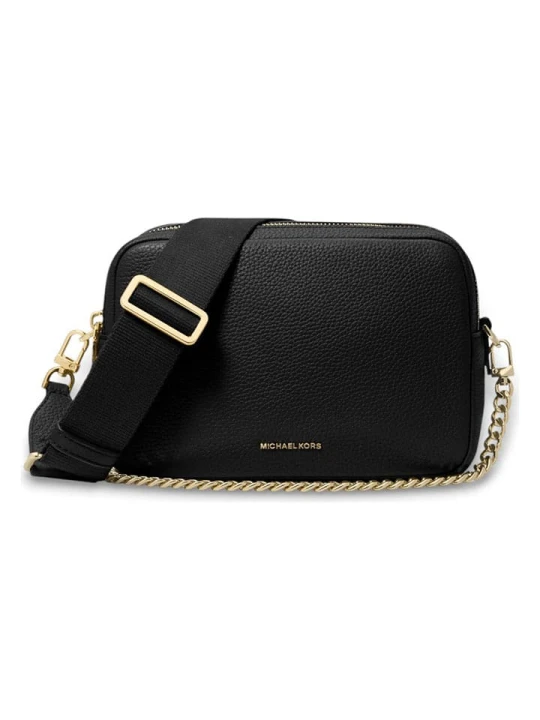 Zdjęcie produktu Michael Kors Skórzana torebka w kolorze czarnym - 19 x 12 x 8 cm rozmiar: onesize