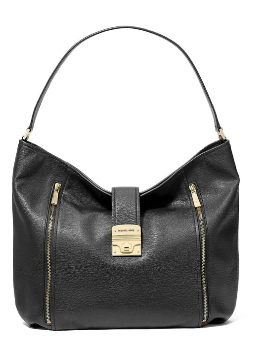 Zdjęcie produktu Michael Kors Skórzana torebka w kolorze czarnym - 45 x 32 x 13 cm rozmiar: onesize