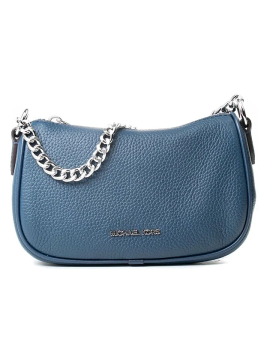 Zdjęcie produktu Michael Kors Skórzana torebka w kolorze granatowym - 20 x 12 x 7 cm rozmiar: onesize