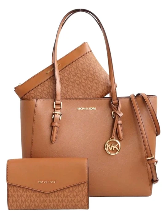Zdjęcie produktu Michael Kors Skórzana torebka w kolorze karmelowym - 39 x 27 x 13 cm rozmiar: onesize