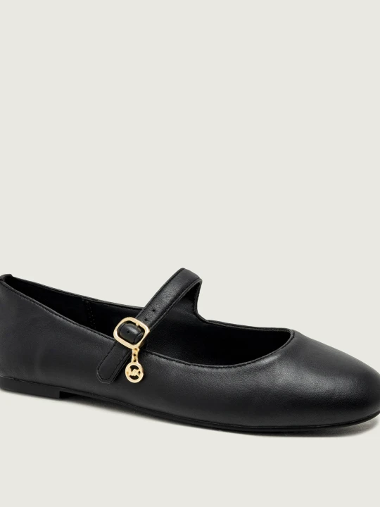 Zdjęcie produktu Michael Kors Skórzane baleriny Nellie Mary Jane czarny