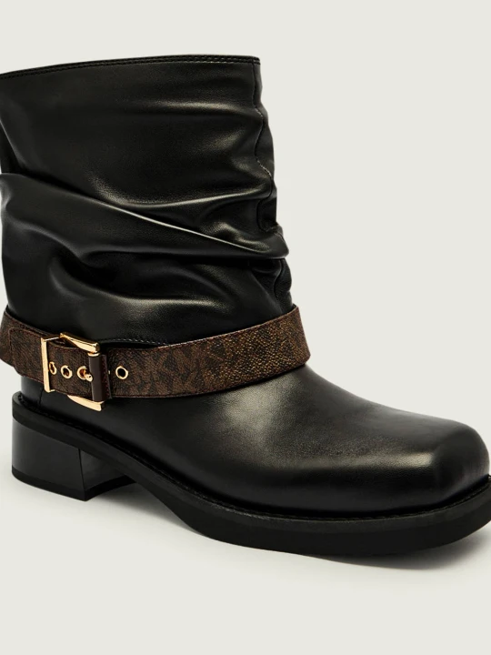 Zdjęcie produktu Michael Kors Skórzane botki COLBY czarny
