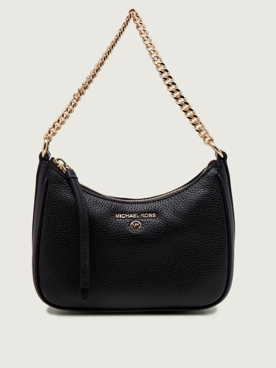 Zdjęcie produktu Michael Kors Skórzane hobo Jet Set czarny