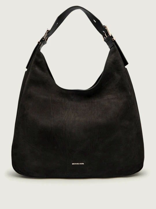 Zdjęcie produktu Michael Kors Skórzane hobo Nolita czarny