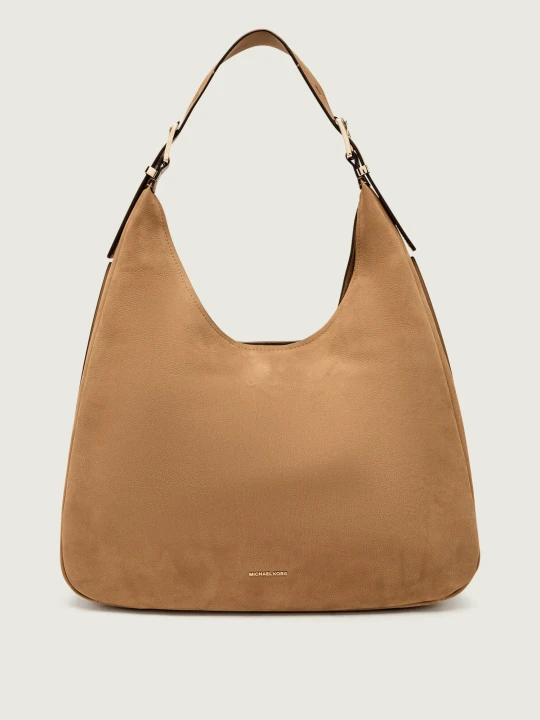 Zdjęcie produktu Michael Kors Skórzane hobo Nolita beżowy