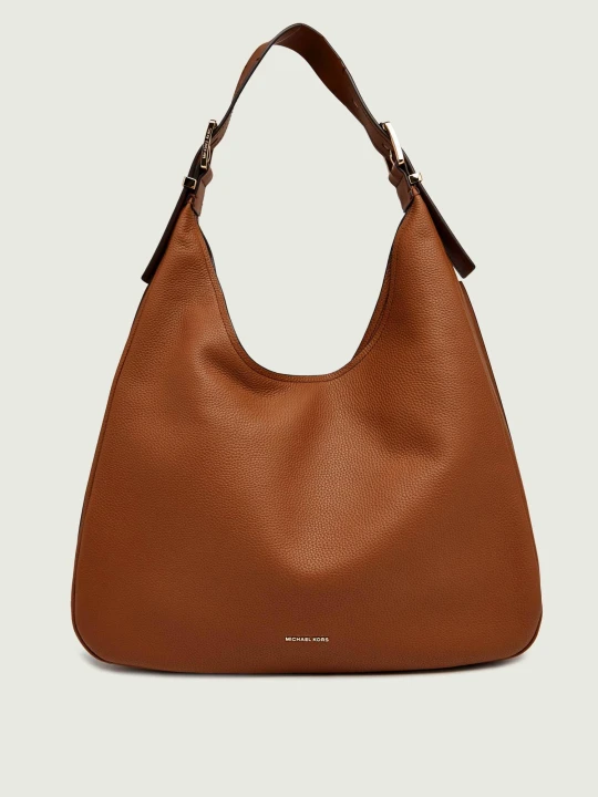 Zdjęcie produktu Michael Kors Skórzane hobo Nolita brązowy