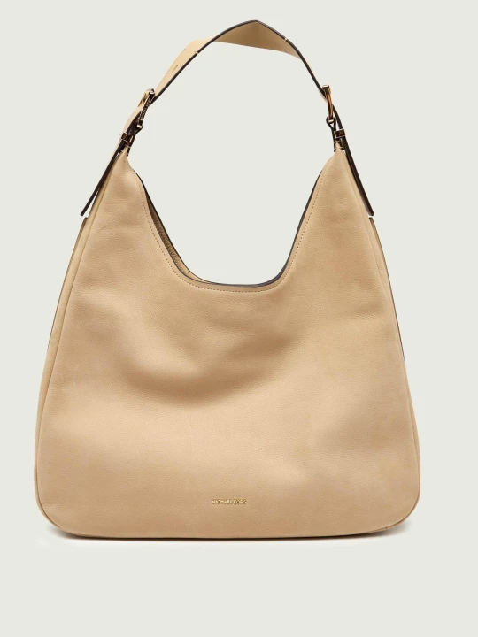Zdjęcie produktu Michael Kors Skórzane hobo Nolita beżowy