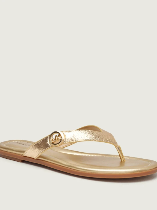 Zdjęcie produktu Michael Kors Skórzane japonki ERIN złoty