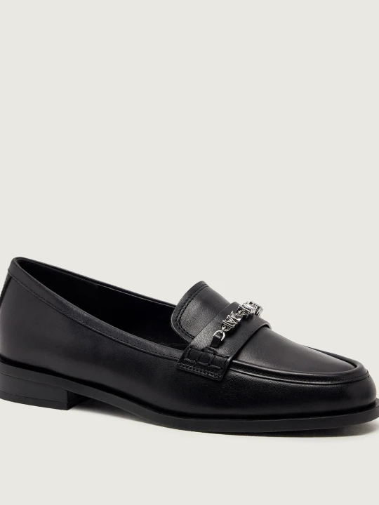 Zdjęcie produktu Michael Kors Skórzane loafersy DINA czarny
