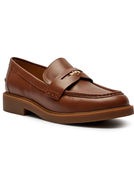 Zdjęcie produktu Michael Kors Skórzane loafersy EDEN brązowy