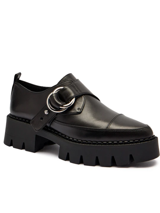 Zdjęcie produktu Michael Kors Skórzane loafersy Jaden czarny