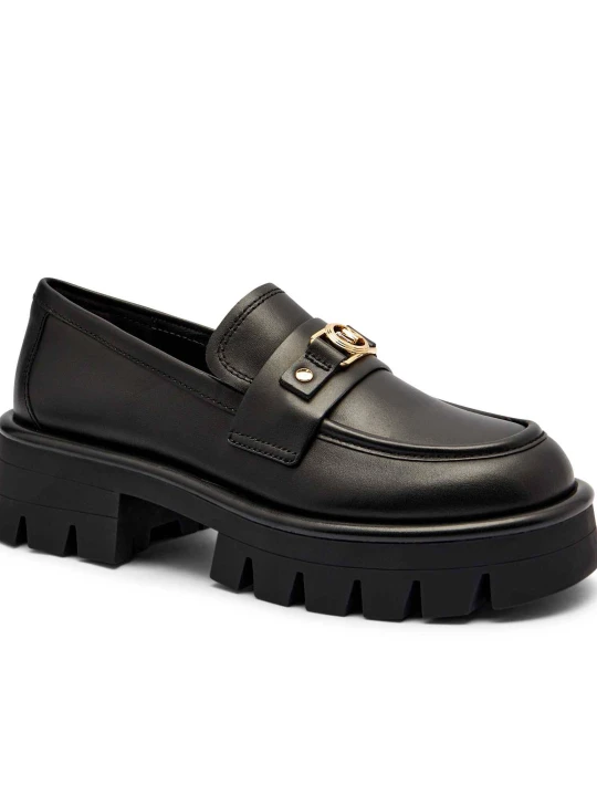 Zdjęcie produktu Michael Kors Skórzane loafersy MANDY czarny