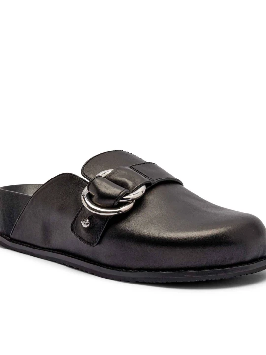 Zdjęcie produktu Michael Kors Skórzane mule Jaden czarny