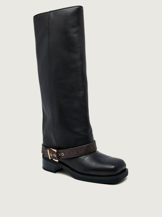 Zdjęcie produktu Michael Kors Skórzane oficerki COLBY czarny