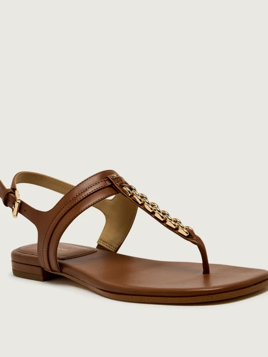 Zdjęcie produktu Michael Kors Skórzane sandały Marcia brązowy