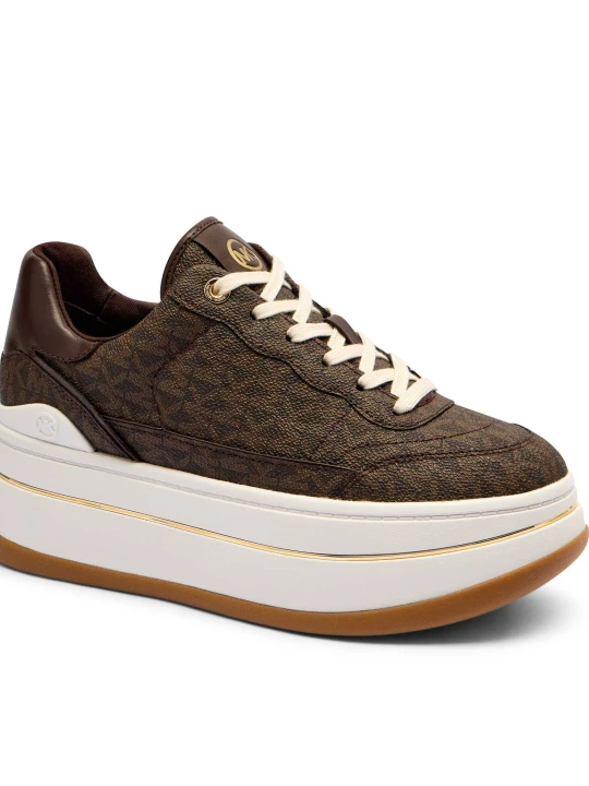 Zdjęcie produktu Michael Kors Skórzane sneakersy HAYES brązowy