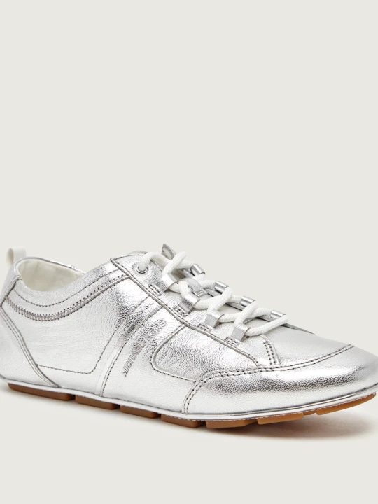 Zdjęcie produktu Michael Kors Skórzane sneakersy KEELY srebrny