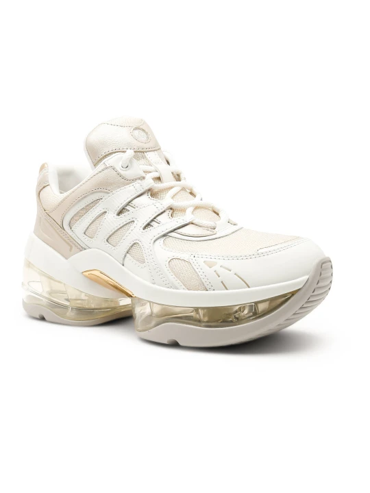 Zdjęcie produktu Michael Kors Skórzane sneakersy Olympia biały