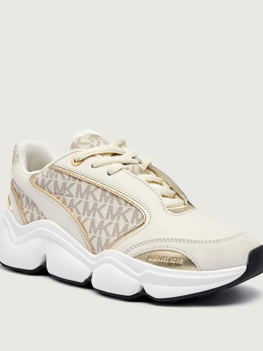 Zdjęcie produktu Michael Kors Skórzane sneakersy RENNY kremowy