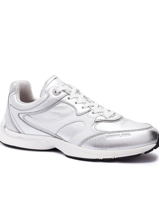 Zdjęcie produktu Michael Kors Skórzane sneakersy Riley srebrny