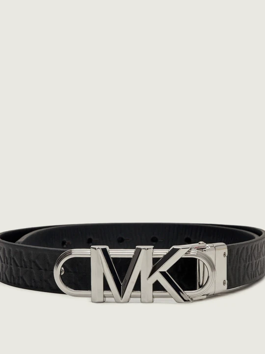Zdjęcie produktu Michael Kors Skórzany dwustronny pasek czarny