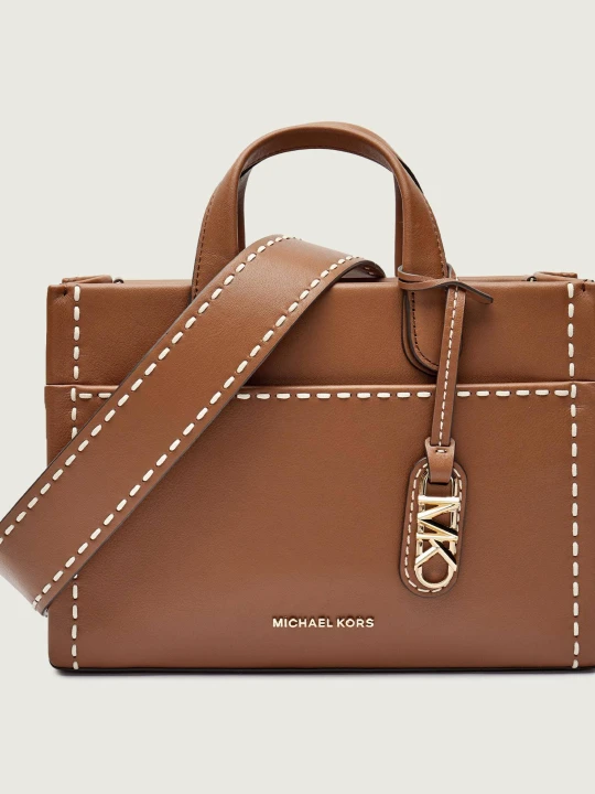 Zdjęcie produktu Michael Kors Skórzany kuferek brązowy