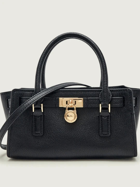 Zdjęcie produktu Michael Kors Skórzany kuferek Hamilton Moderne czarny