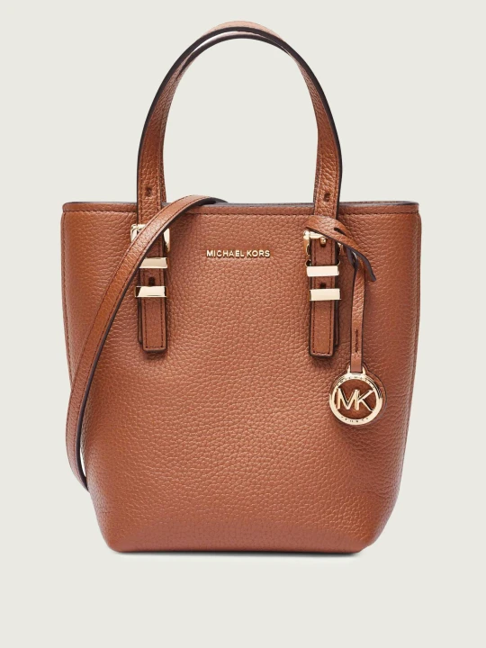Zdjęcie produktu Michael Kors Skórzany kuferek Quinn brązowy