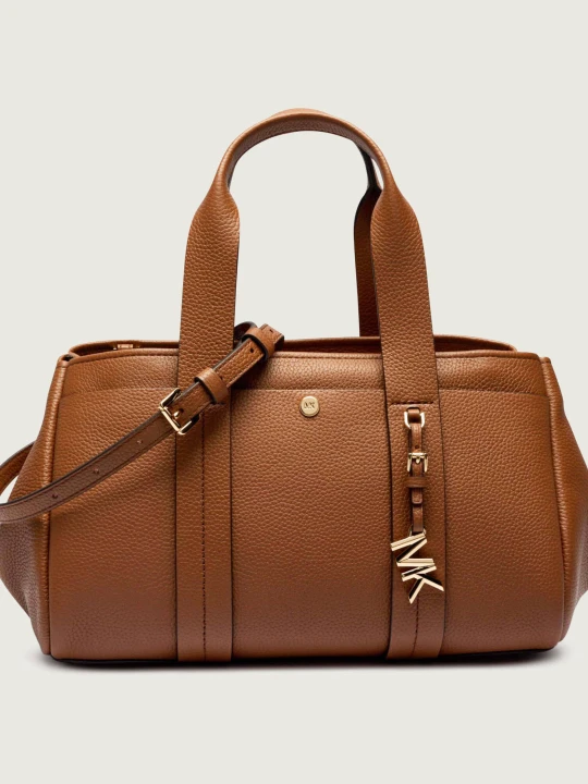Zdjęcie produktu Michael Kors Skórzany kuferek Romee brązowy
