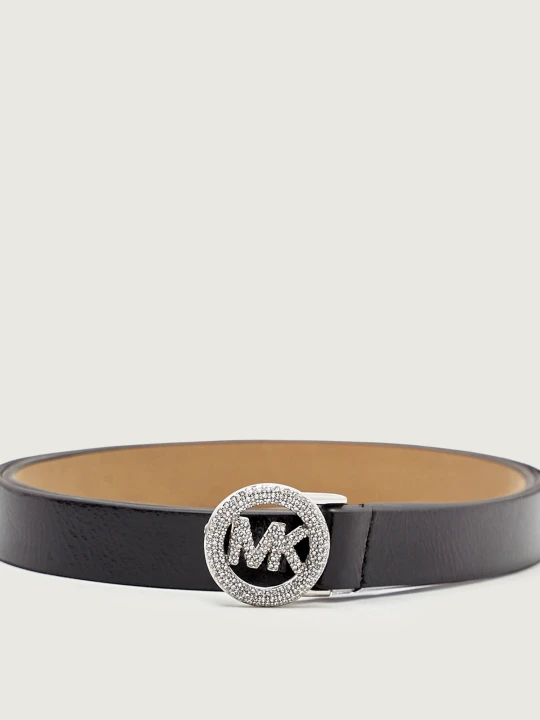 Zdjęcie produktu Michael Kors Skórzany pasek PAVE czarny