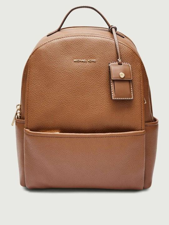 Zdjęcie produktu Michael Kors Skórzany plecak SABLE brązowy