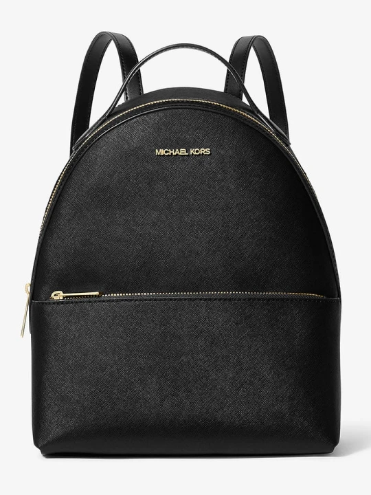Zdjęcie produktu Michael Kors Skórzany plecak w kolorze czarnym - 24 x 30 x 13 cm rozmiar: onesize