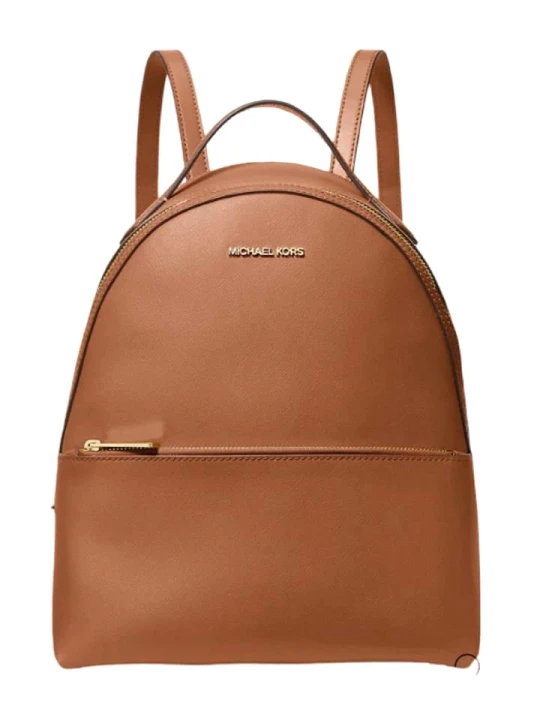 Zdjęcie produktu Michael Kors Skórzany plecak w kolorze karmelowym - 24 x 30 x 13 cm rozmiar: onesize